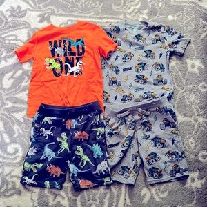 Lot of two complete Garanimals summer outfits 5T toddler boys